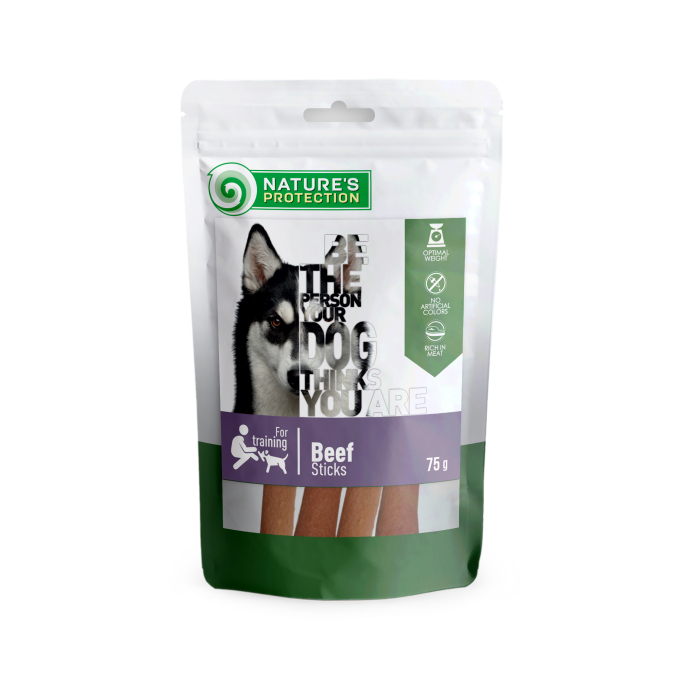 NATURE S PROTECTION snack for dogs beef sticks learn more